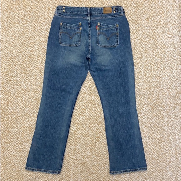 Levis 504 Slouch Flare 90s Jeans Sz 16 M 31L HTF - Picture 2 of 12